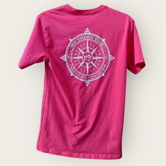 Southern Tide Tops - Southern Tide "Find Your Way Home" t-shirt in pink like new size xs Cotton